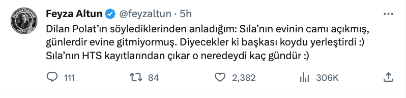 feyza altun dan dilan polat in sila dogu ile ilgili sozlerine yorum hts kayitlarindan cikar